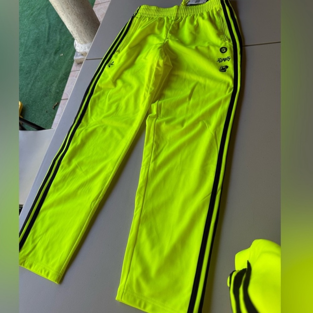 Adidas Originals- Neon Tracksuit pants - size M - NWT - punk limited edition - Picture 2 of 4